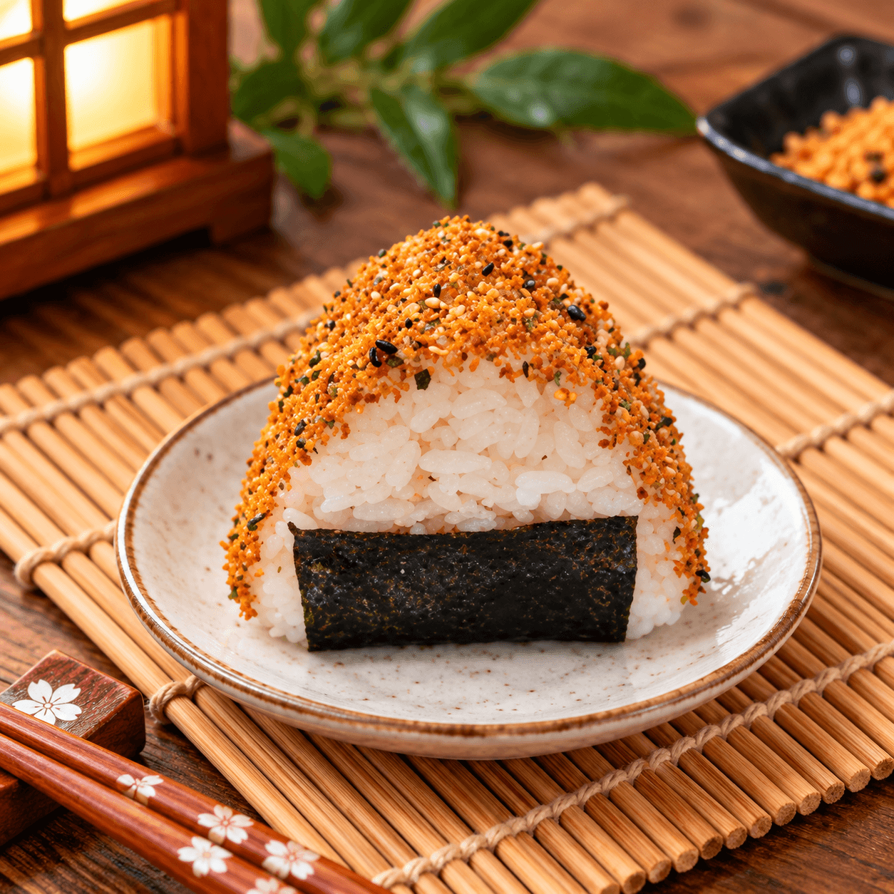 Spicy tuna & shichimi onigiri