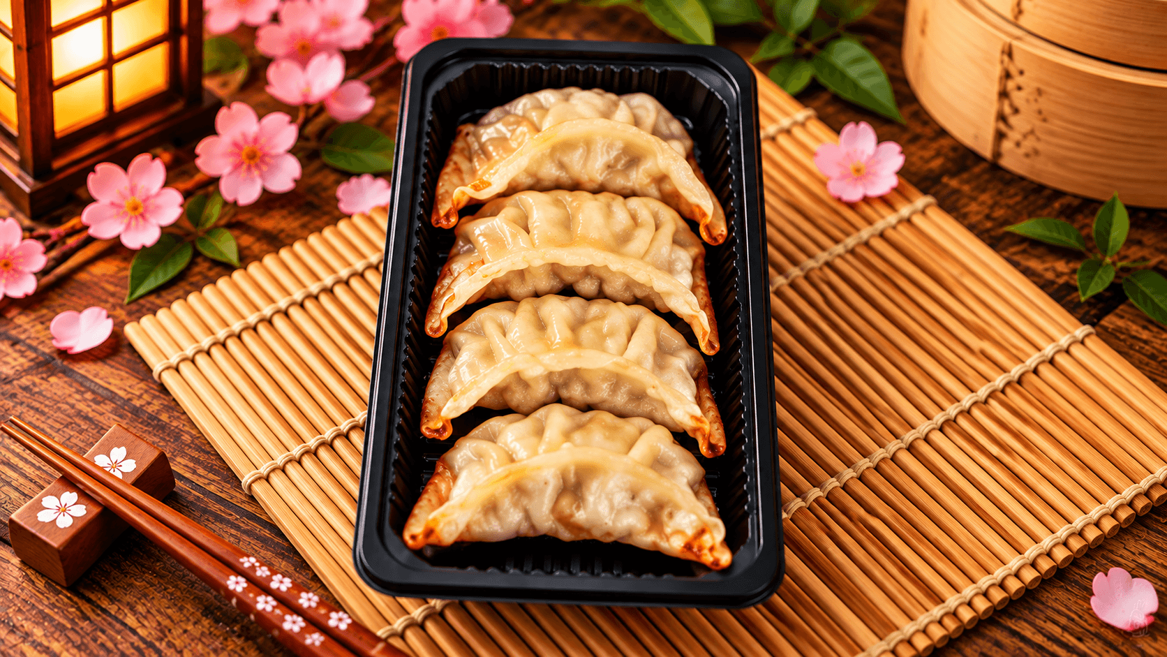 Mini box gyoza au poulet - 4 pièces