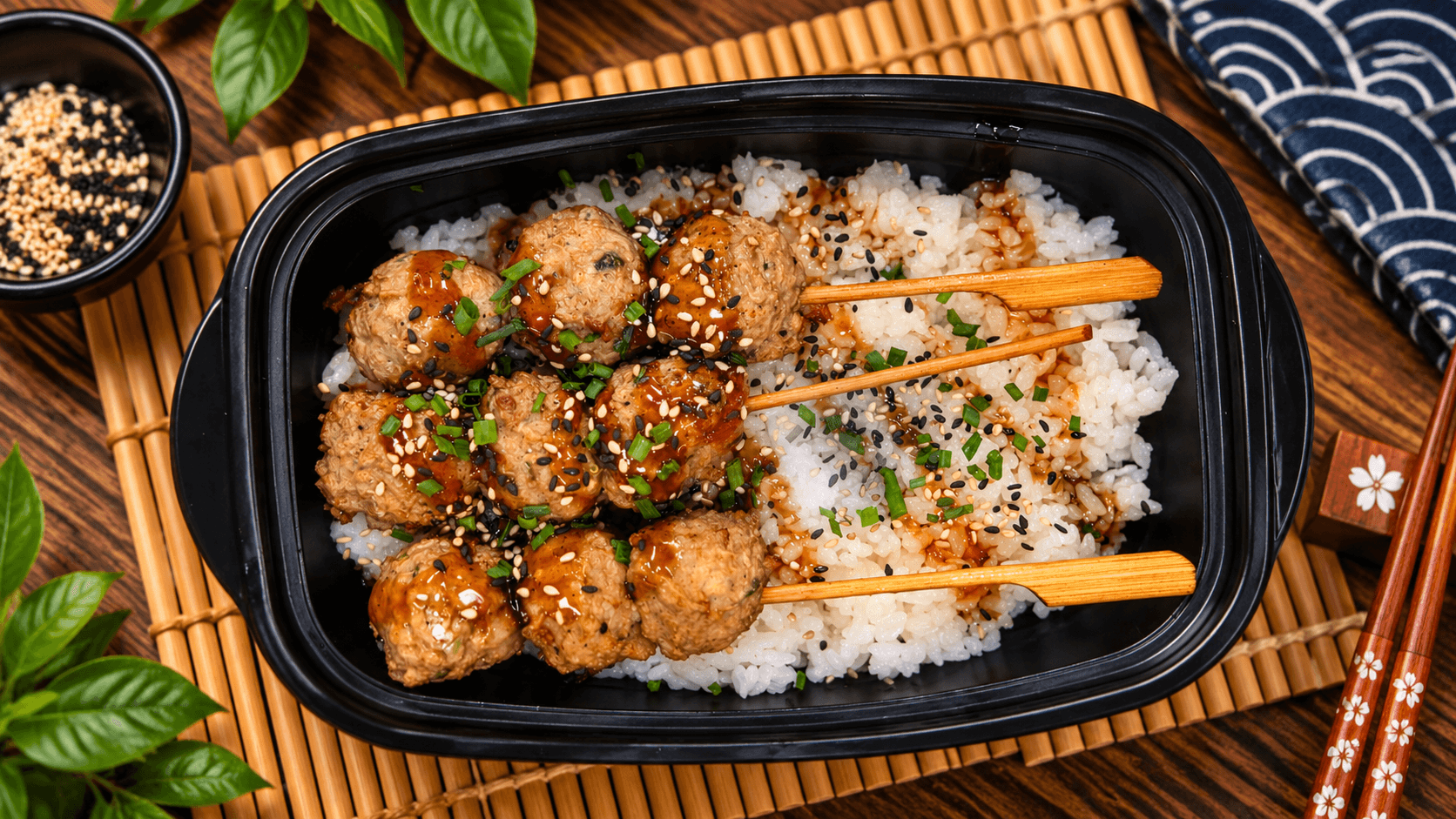 Box brochettes boulettes de poulet