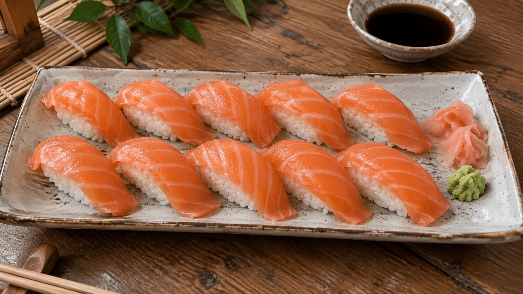 Sushi saumon - 10 pièces
