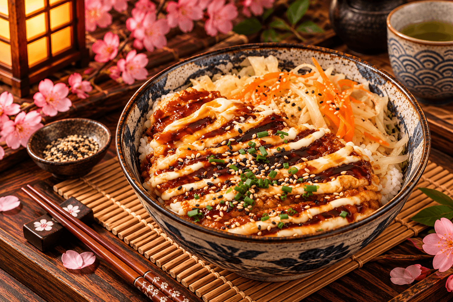 Donburi poulet katsu